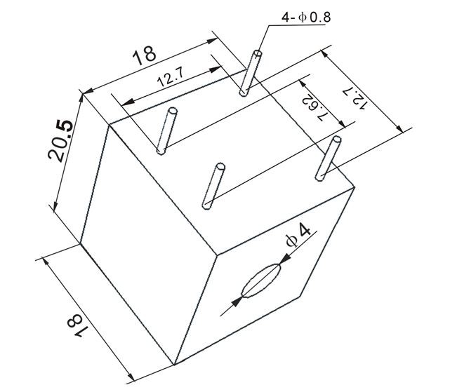 Sensore di tensione CA non invasivo